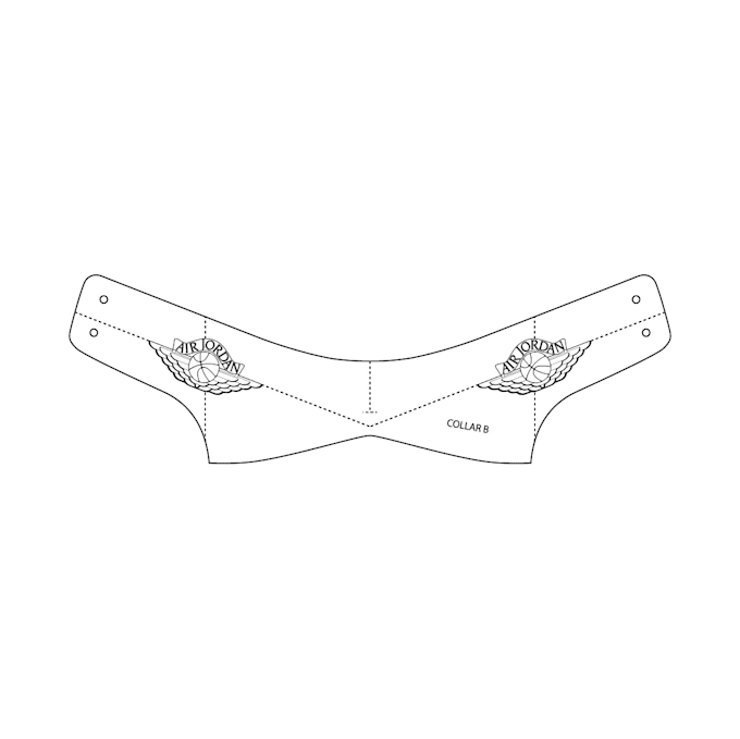 make a 1985 shape jordan 1 pattern for you