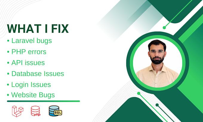 fix laravel bugs, php errors, API issues and website bugs fast