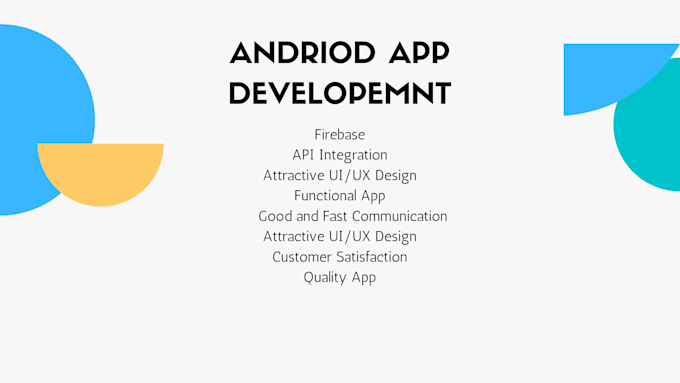 develop an android app using android studio