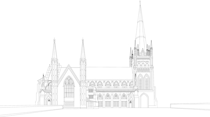do building sketch and architectural sketch professionally