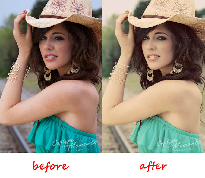 retouch a portrait or glamour image