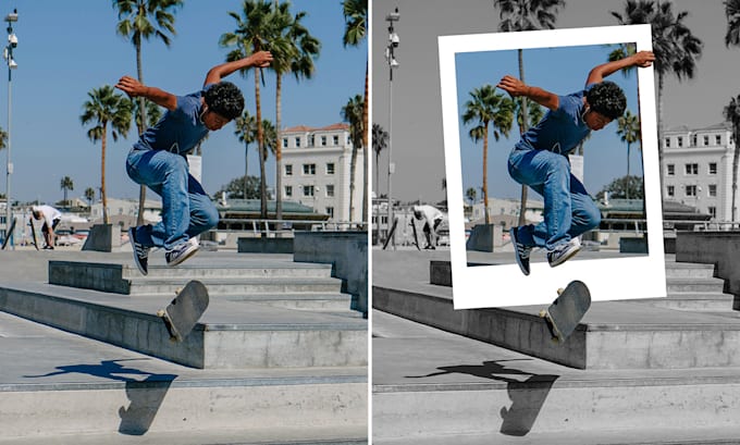 add a polaroid effect for your photo