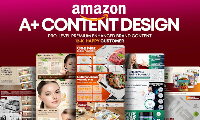 do amazon a plus content, amazon ebc design, product images, storefront design