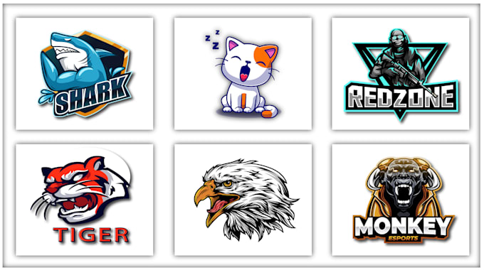 do mascot, cartoon portrait and character, gaming logo