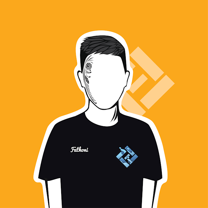 Do line art tracing vector trace and redraw your image by Fathoni299