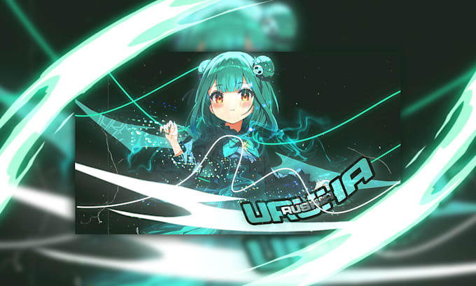 Make unique custom design anime and gaming banner for you by ...