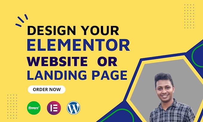 create wordpress elementor website landing page by elementor pro
