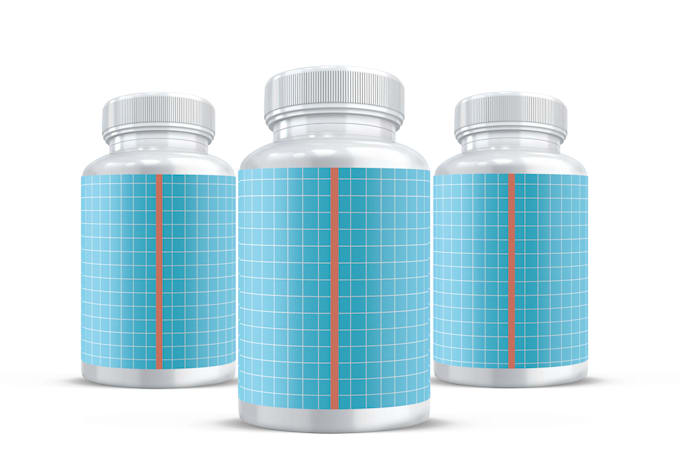 do realistic supplement bottle mockup for amazon and website