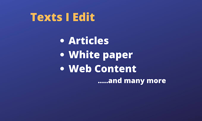 proofread, edit or rewrite your english content