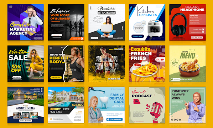 design creative facebook ad images