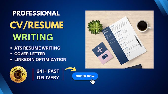 design professional resume, cv, cover letters and linkedin services