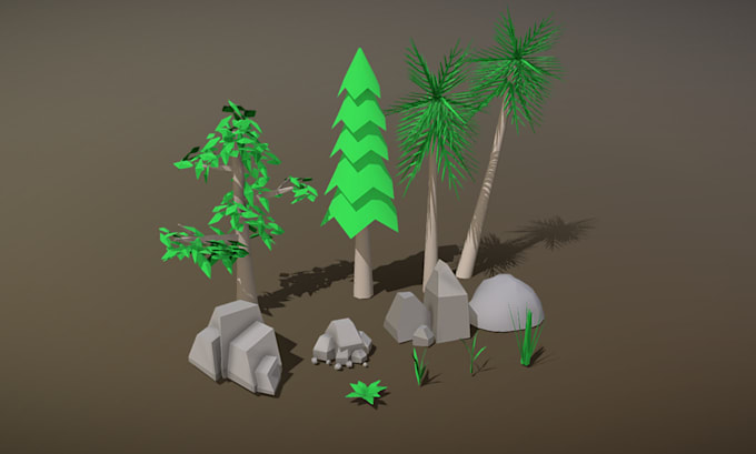 do low poly 3d props and assets modeling in autodesk maya