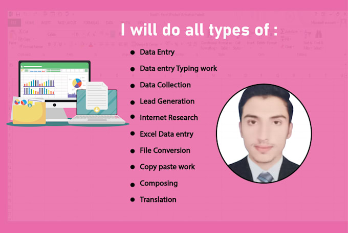 be your virtual assistant for data entry, data mining, web research