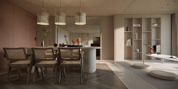 Make 3d renderings, plane illustrations and typesetting designs of ...