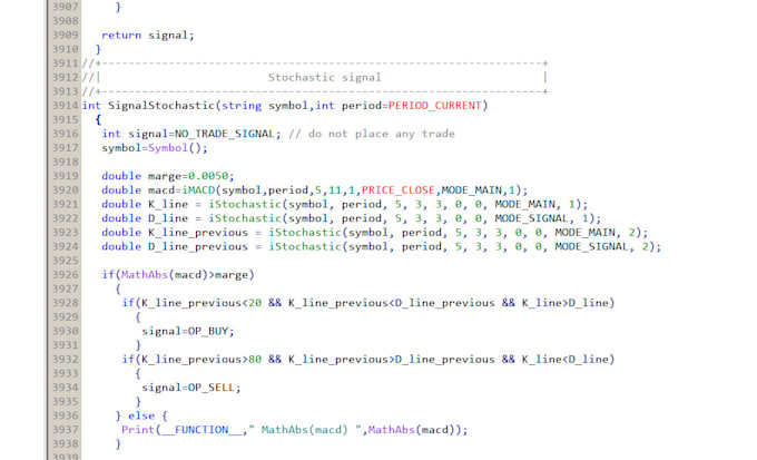 program your strategy in mql4 or mql5