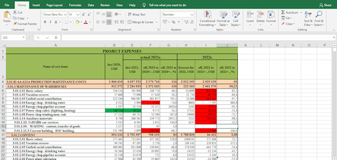 do any task in ms excel,analysis, accounting,reporting