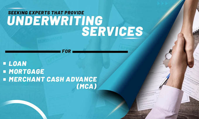 provide underwriting for mca companies and funders