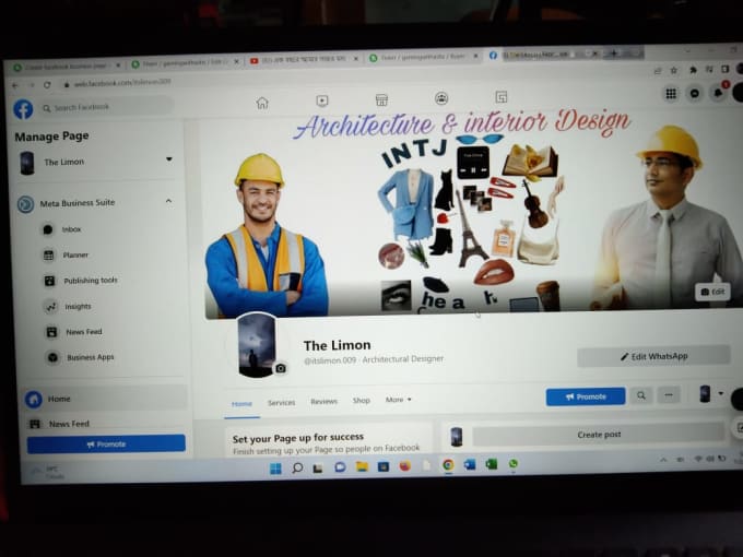 Create, setup fb business page by Gamingwithashs Fiverr