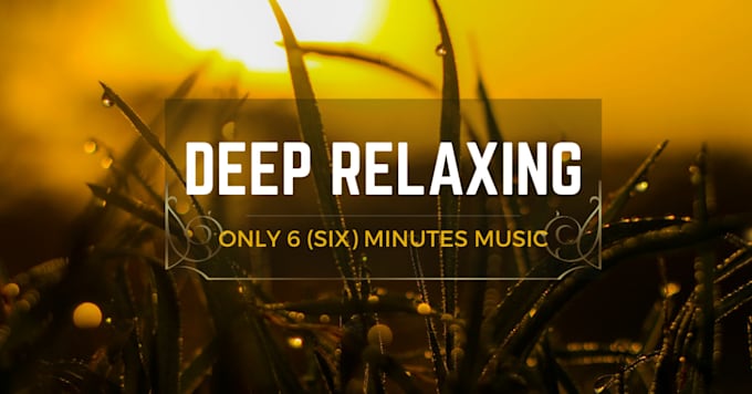 design calm and relaxing music videos thumbnail
