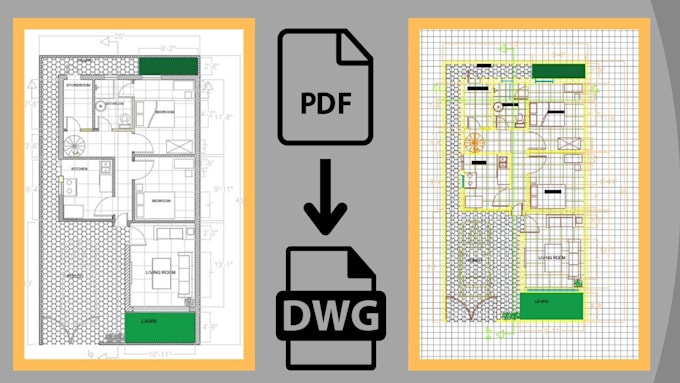 redraw floor plan for real estate agents, property manager, etc