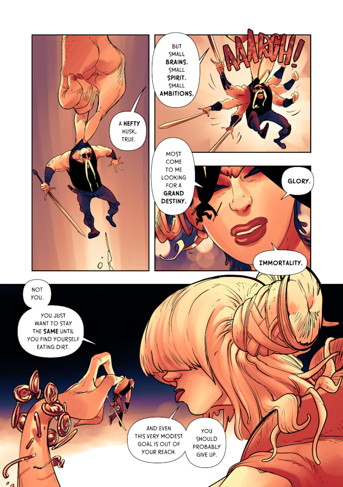 edit your comic book, webcomic, or graphic novel