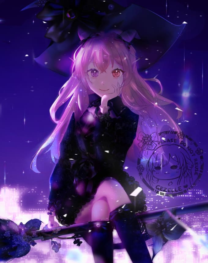 draw your pfp, twitch, portrait, oc, fan art in anime style