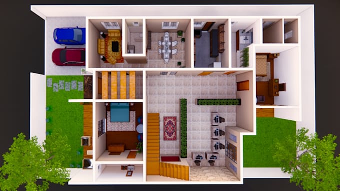 do house elevation design, 3d floor plan, 3d exterior, pool design