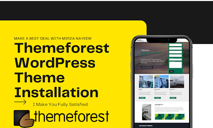 do themeforest wordpress theme installation and customization