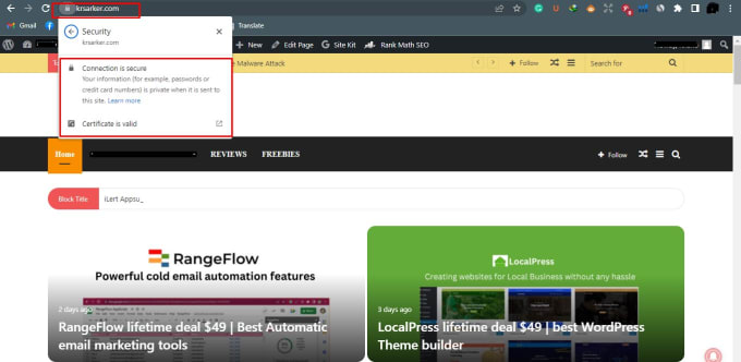 install free SSL certificate for http to https