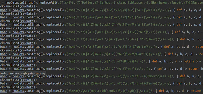 write regex or regular expression for extract data in 5 hours