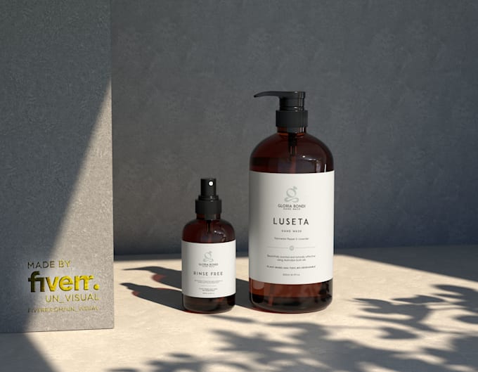 do cosmetic label design, product label design