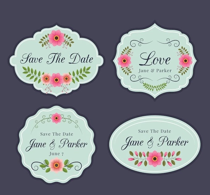 design modern, luxury candle product label design