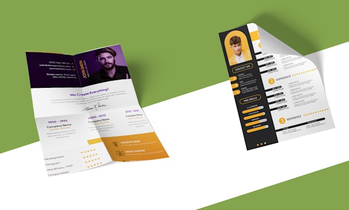 design job winning professional cv resume template in canva