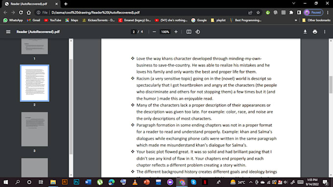 beta read your manuscript and give my honest feedback