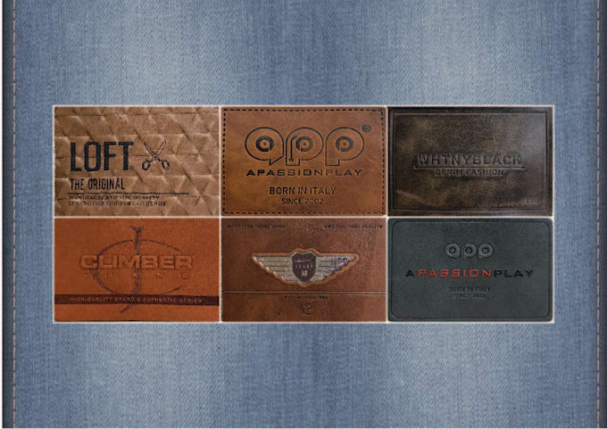 design labels for jeans, jackets, accessories