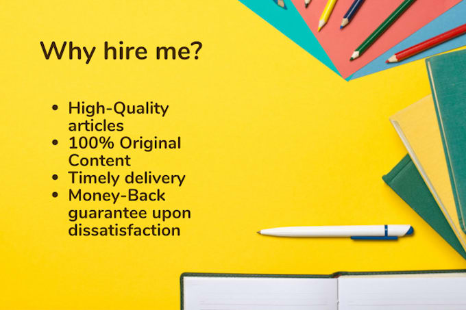 write amazing article and blog for you