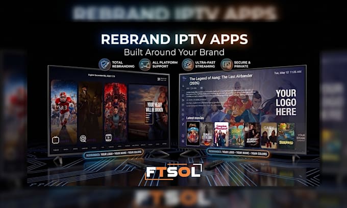 rebrand your iptv app with your logo and name