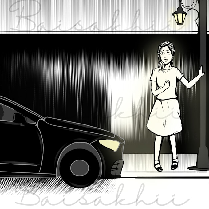 draw graphic novel or comic book in your preferred style
