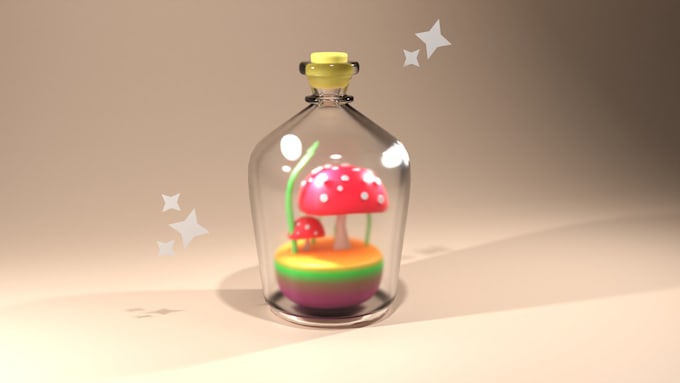create 3d object rendered of your product for marketing