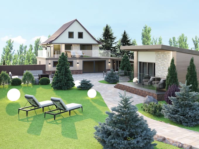 create aesthetic landscape design
