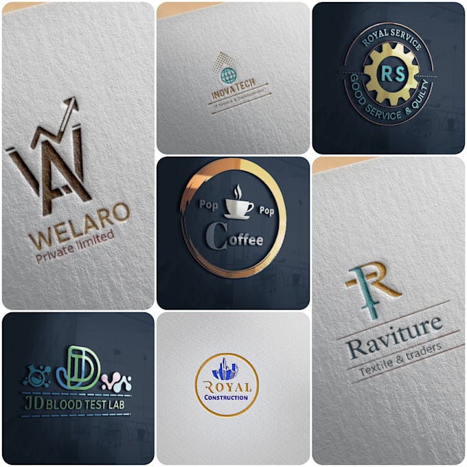 create a unique professional brand logo design