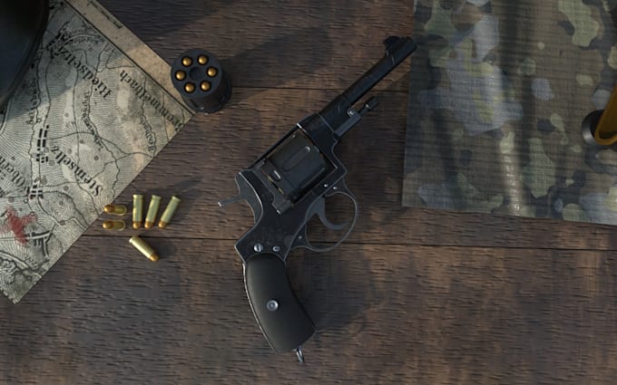 game ready props for videogame, render or 3dprint