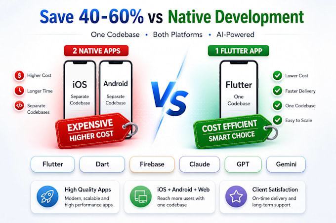 build an ai powered mobile app with flutter for ios android