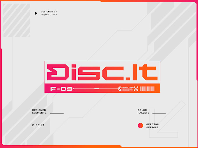 create futuristic cyberpunk style or mecha logo for you
