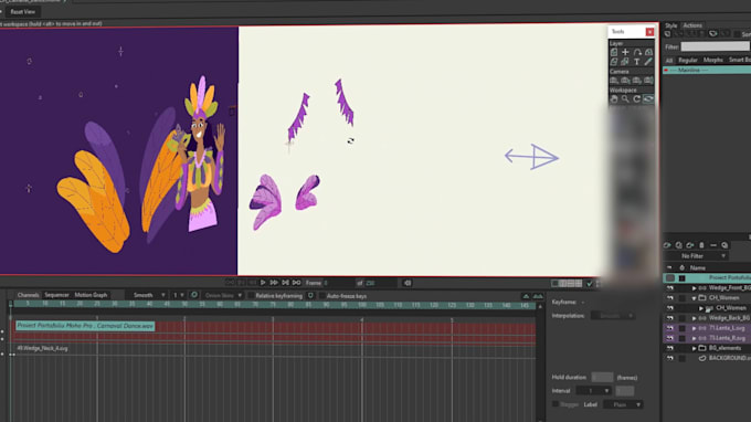 create rigging and animation for your video spot or even the whole spot if need