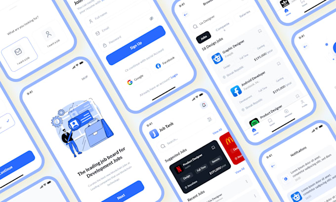 design an astonishing mobile app for businesses