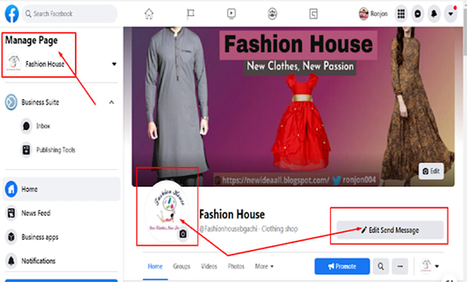create your facebook business page and setup everything properly