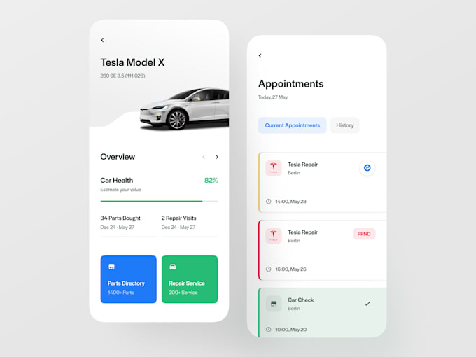 Create an auto repair app, car repair app, car services app, mechanic