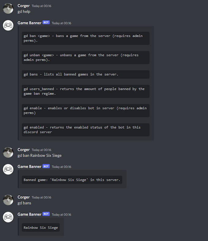 Make a custom discord bot for your server by Fiverr