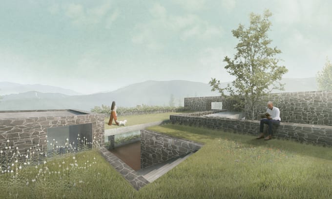 make architectural renderings through photoshop
